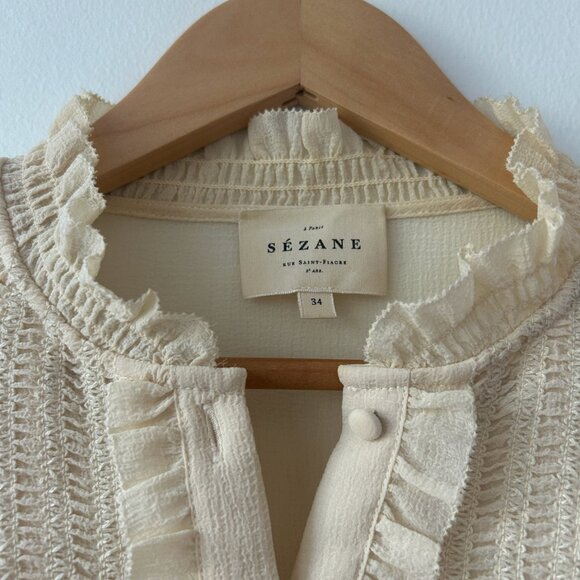 NWOT- Sezane Chemise Gasby - Picture 3 of 10